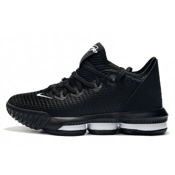2019 Nike LeBron 16 Low Black White Shoes Shoes